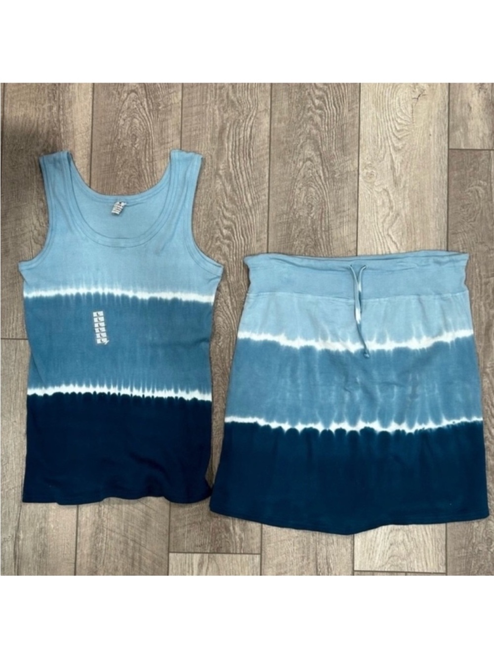Tye Dye 2 Dye 4 Tank and Skirt Set